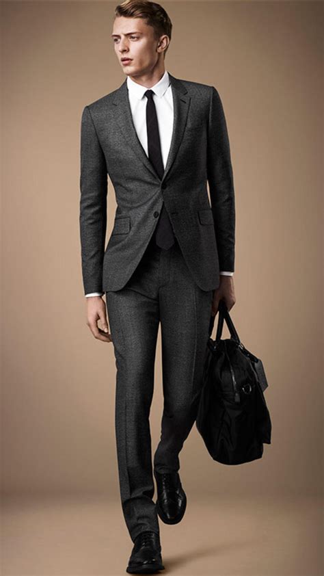 burberry men's winter suits